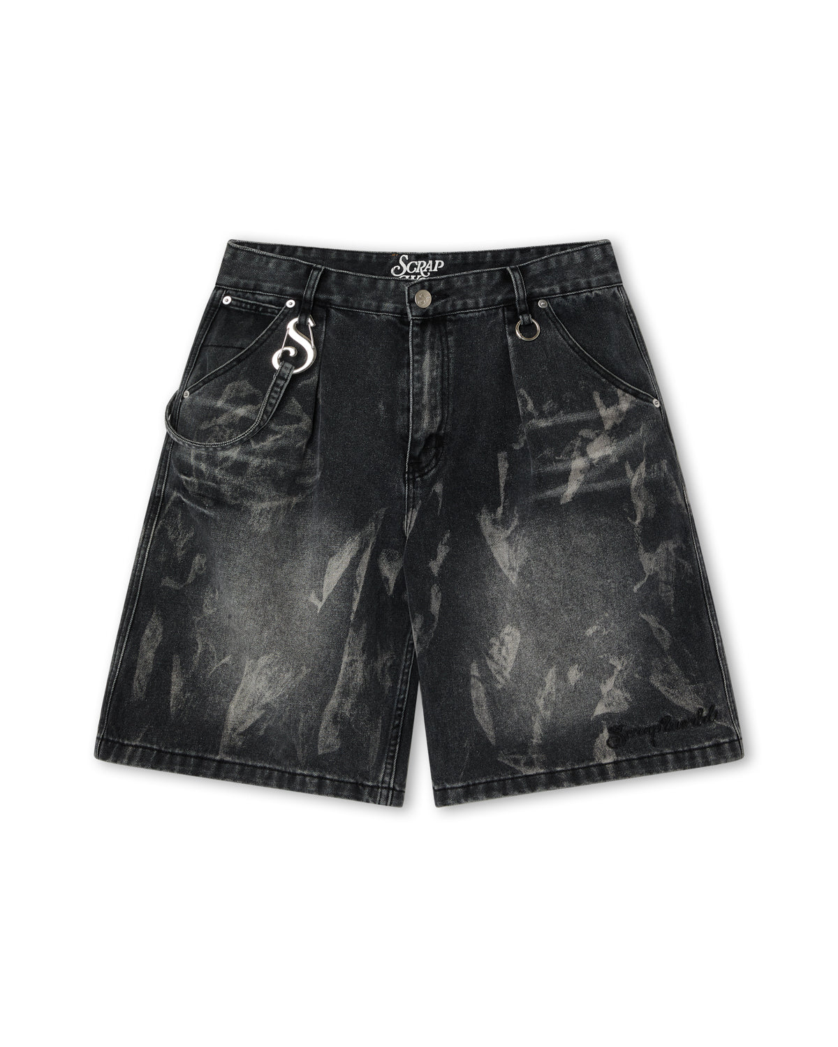WIDE LEG SHORTS CHARCOAL